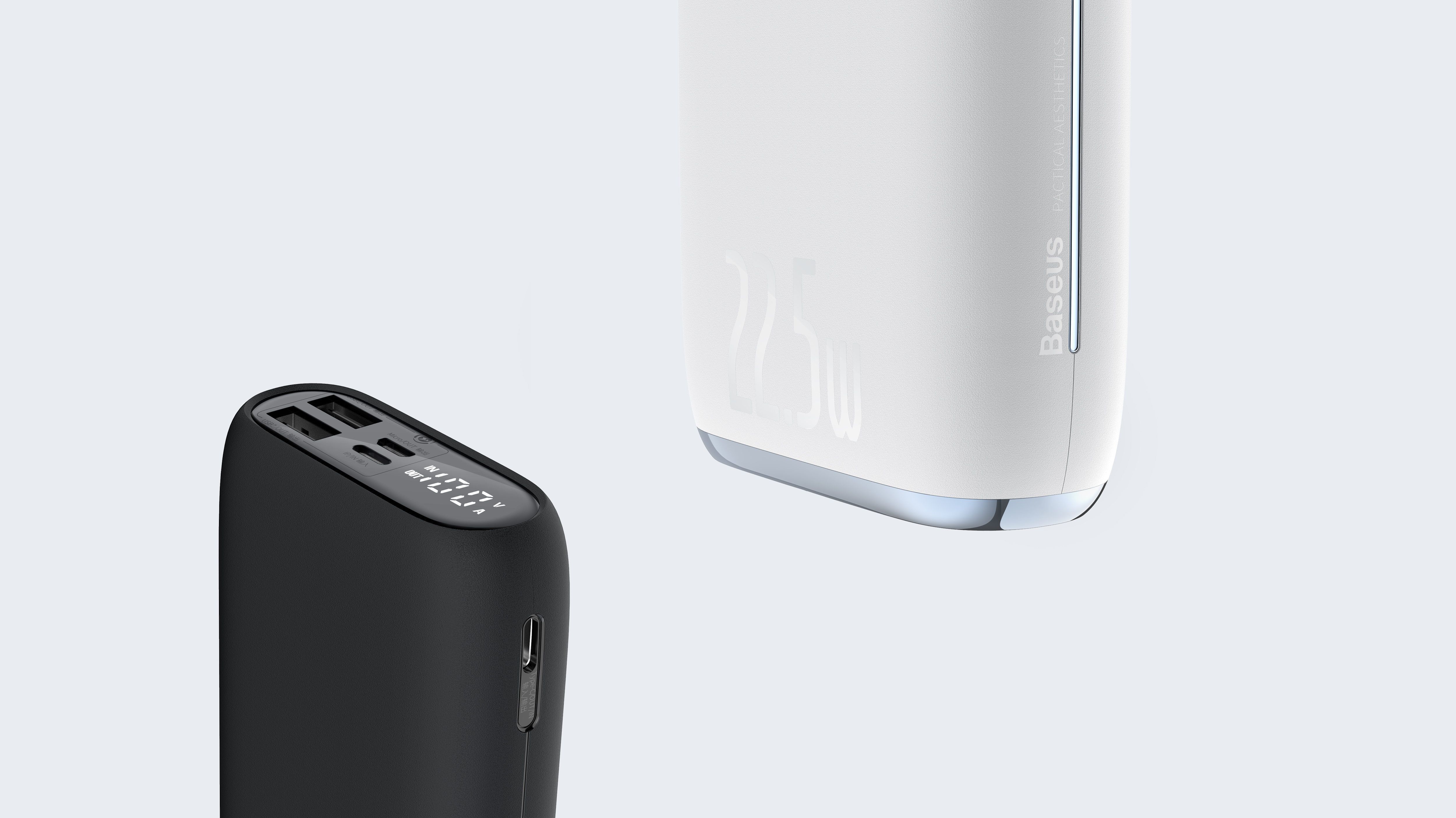 portable source，portable battery，Mobile power supply 20000mah，Digital display mobile power supply，Simple power bank，