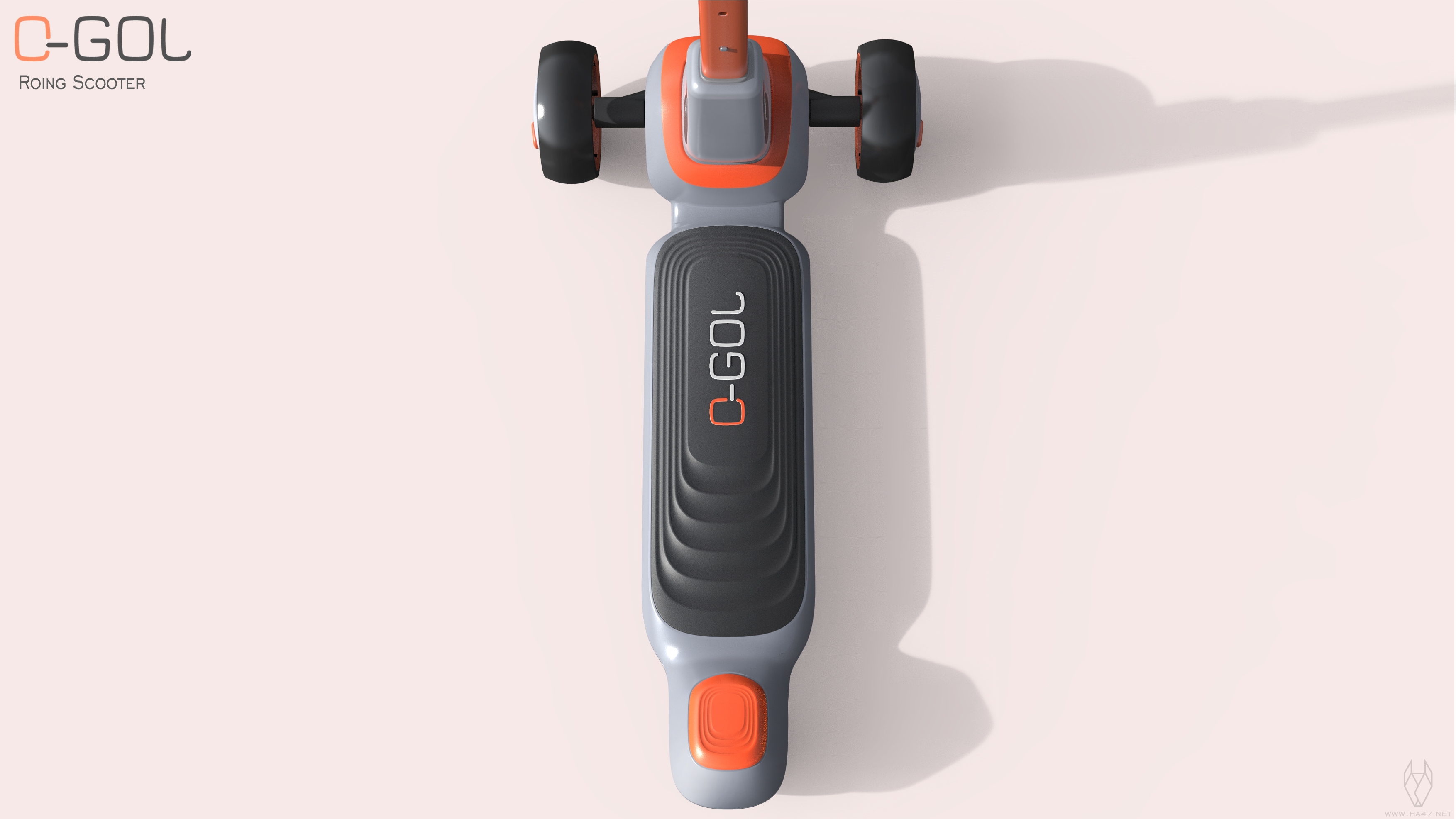 Husky design，Original works，Children's scooters，Children's toy car，