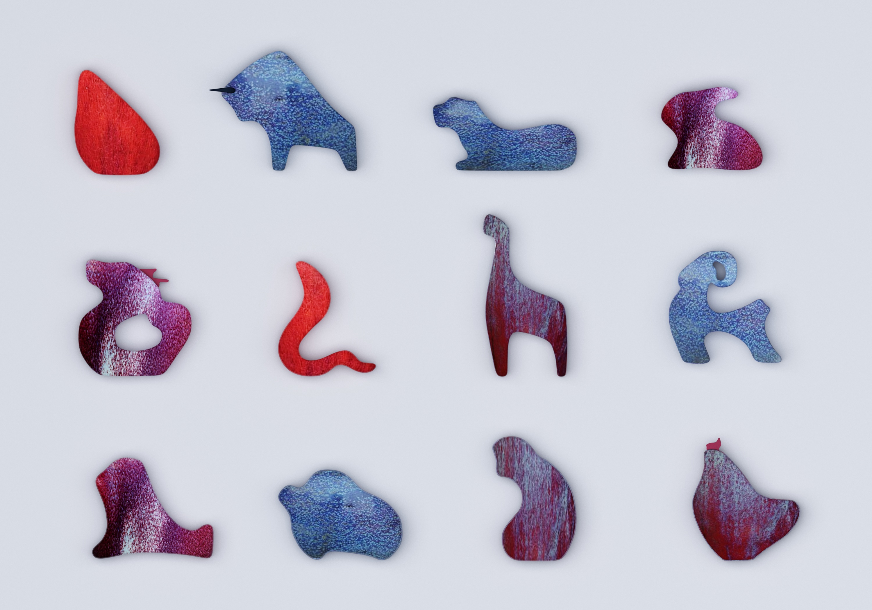 Chinese zodiac, ceramics，