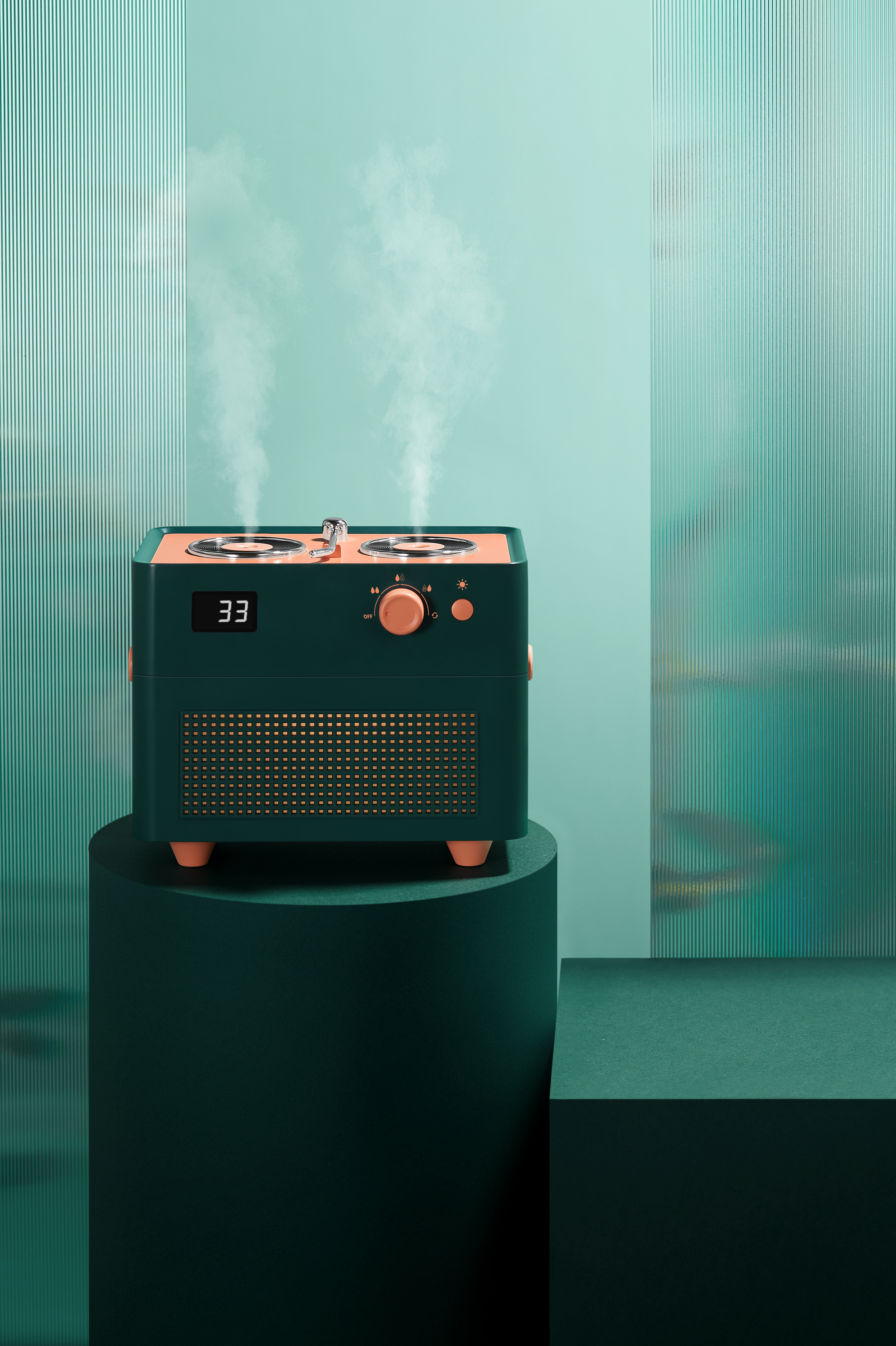 Retro，Humidifier，jukebox，Original design，