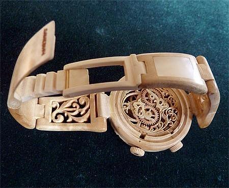 wooden ，Wrist watch，originality，Design，Digital，