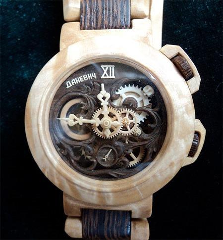wooden ，Wrist watch，originality，Design，Digital，
