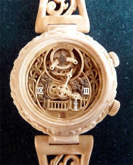 wooden ，Wrist watch，originality，Design，Digital，