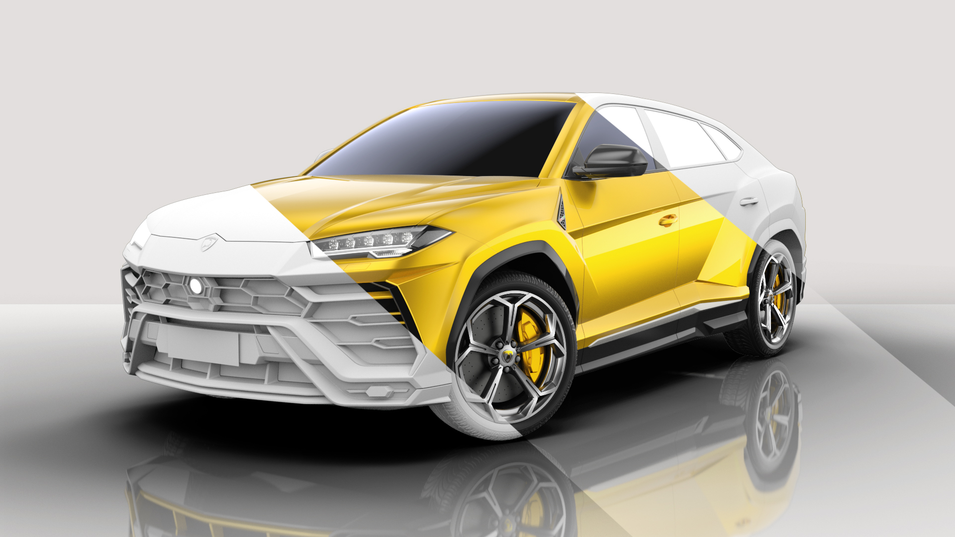 vred，Render，cgi，Lamborghini，Ukdesign，