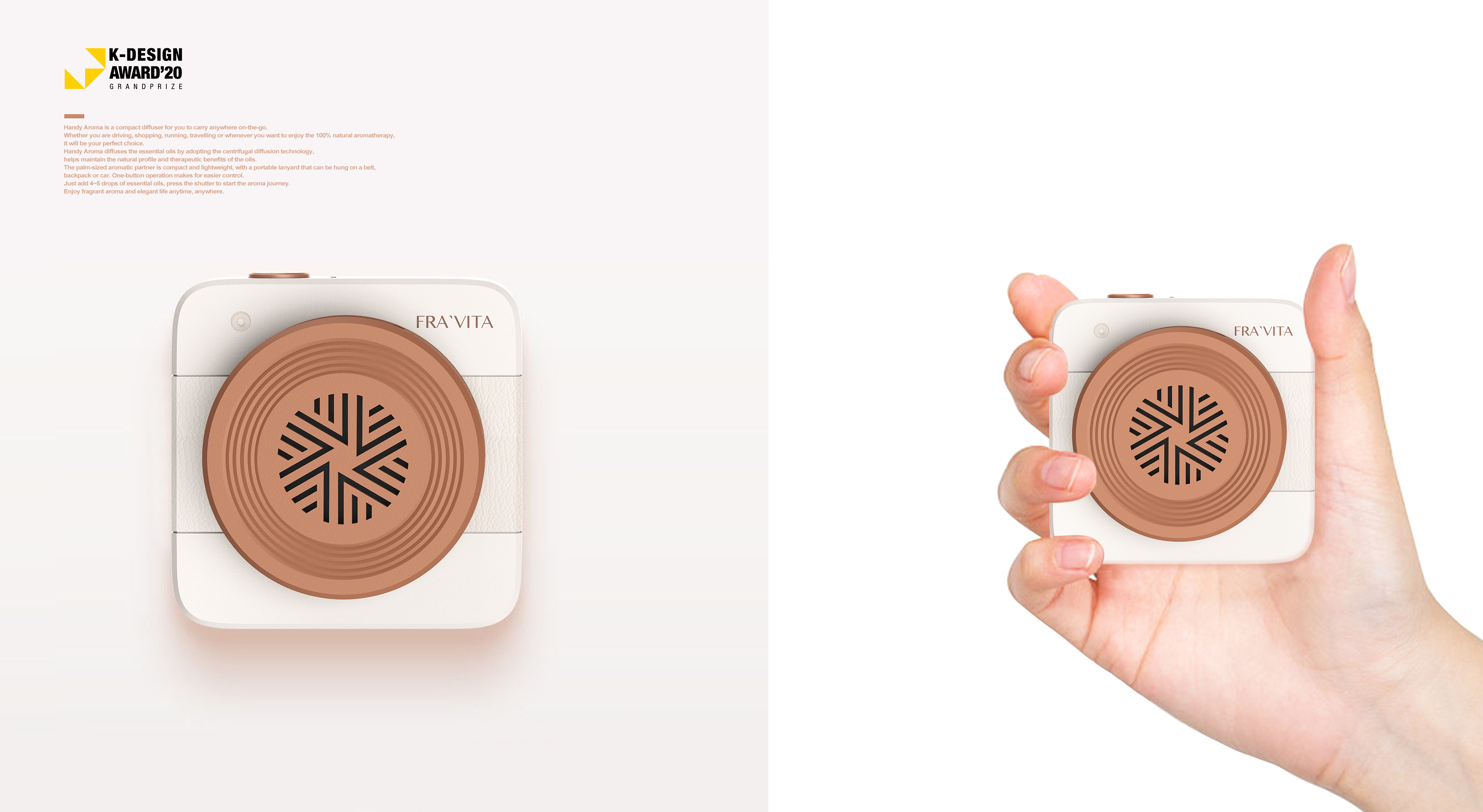 Portable aromatherapy diffuser，