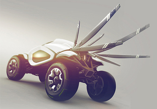 Rally ，Secret weapon，Automobile conceptual design，Cool shape，