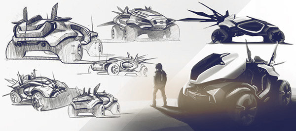 Rally ，Secret weapon，Automobile conceptual design，Cool shape，