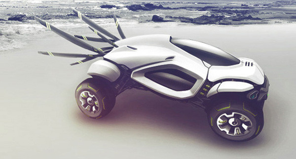 Rally ，Secret weapon，Automobile conceptual design，Cool shape，