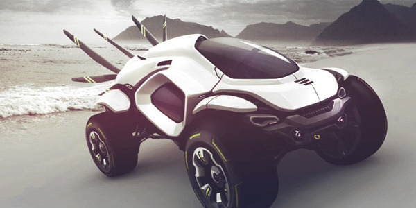 Rally ，Secret weapon，Automobile conceptual design，Cool shape，