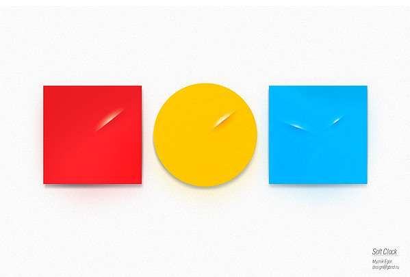 Clock，time，Red dot ，award-winning work，idea，