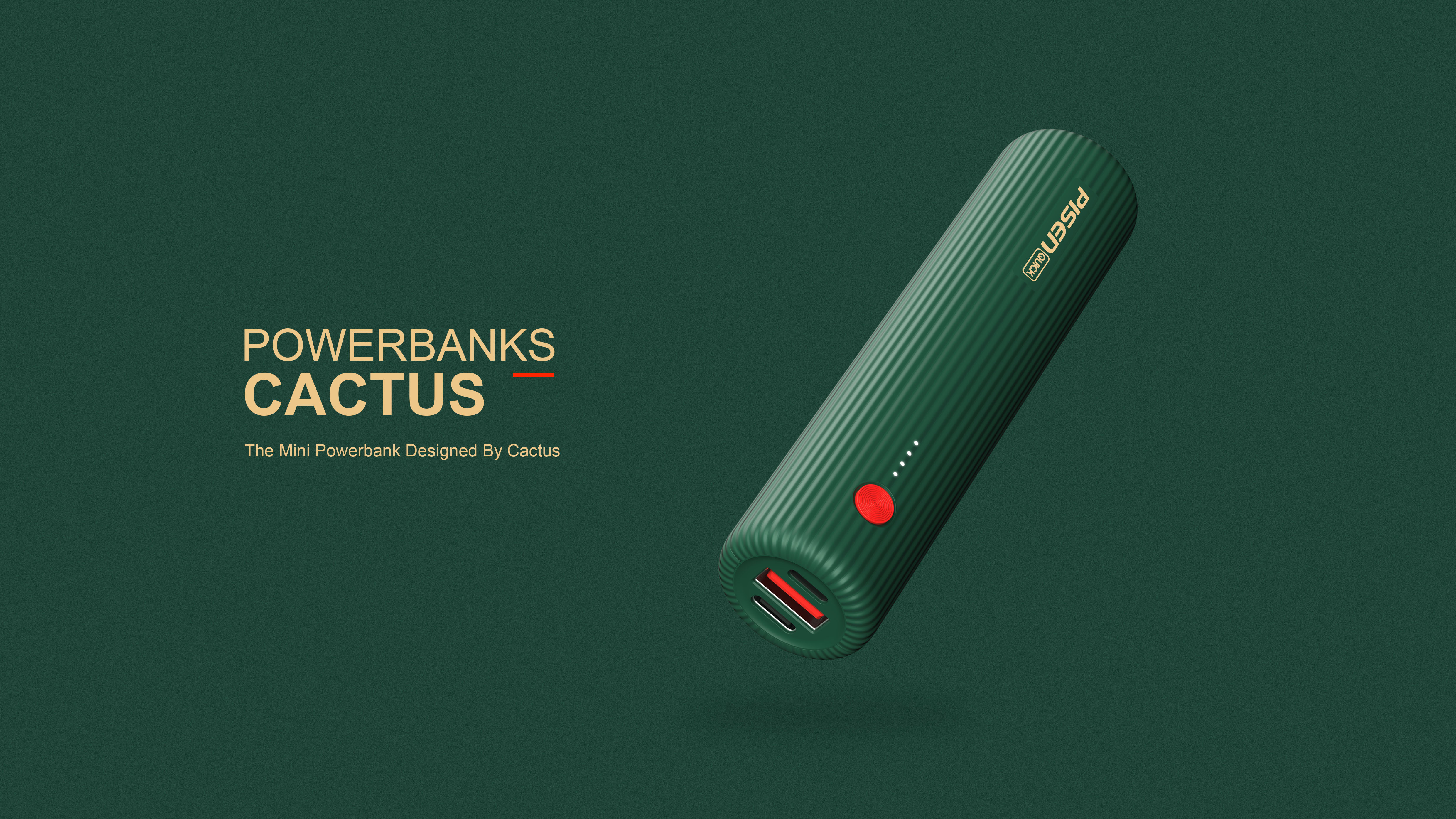 portable battery，Power bar，Flashlight，cactus，