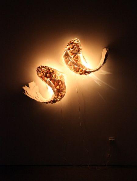 Fish jump，surrealistic，Fish lamp，originality，Design，