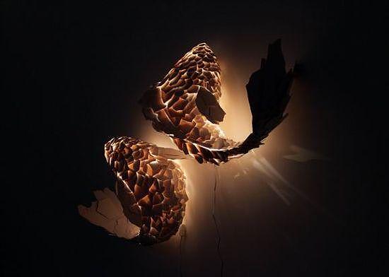 Fish jump，surrealistic，Fish lamp，originality，Design，