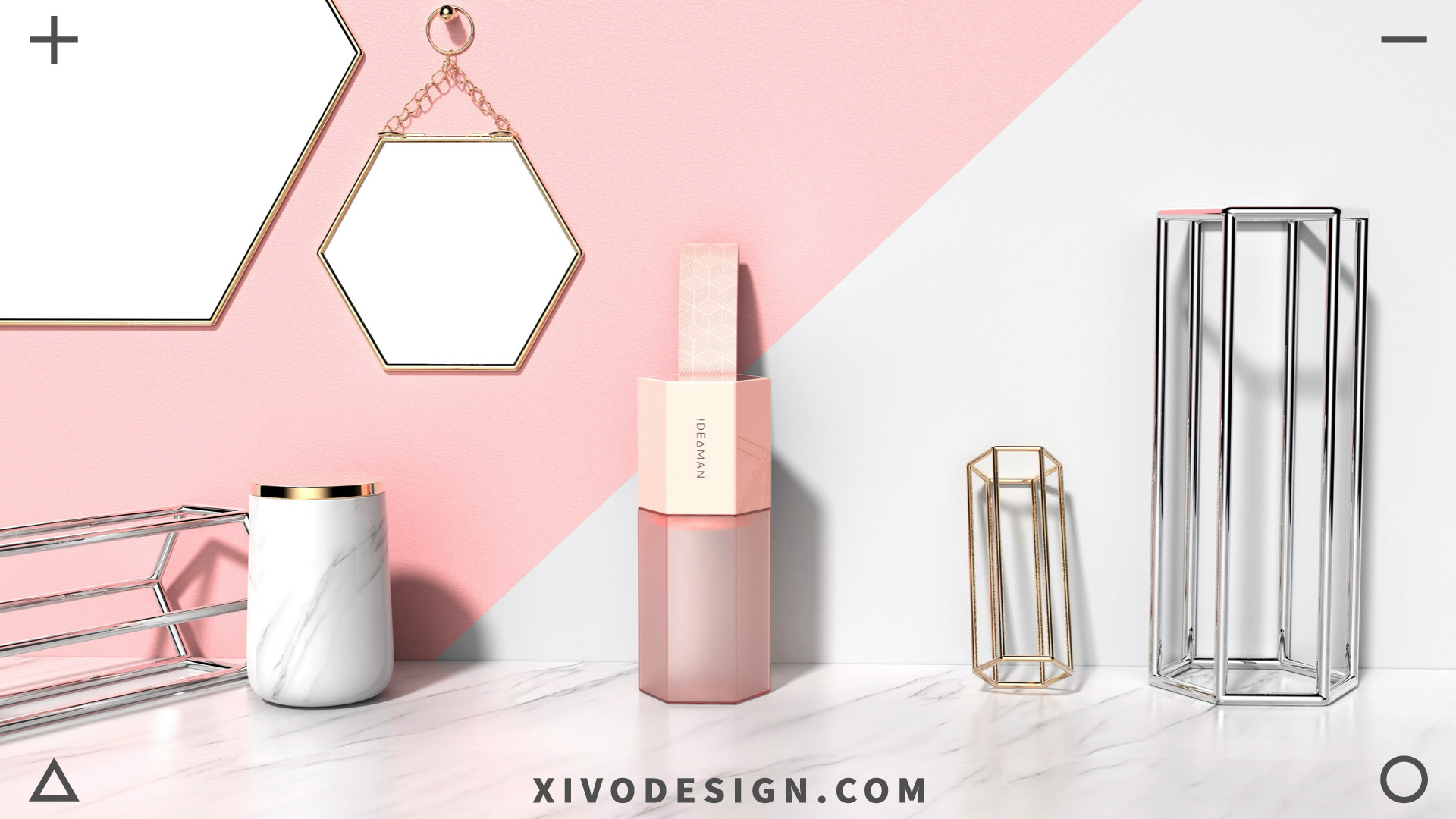 Juice cup，Good simple geometry，hexagon，juice cup，Juicer，Fruits，Creative small household appliances，