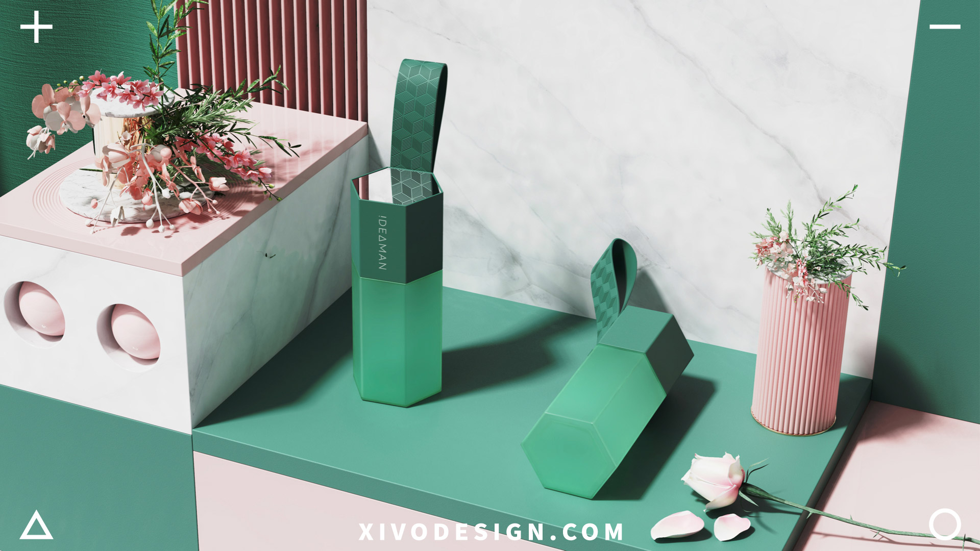 Juice cup，Good simple geometry，hexagon，juice cup，Juicer，Fruits，Creative small household appliances，