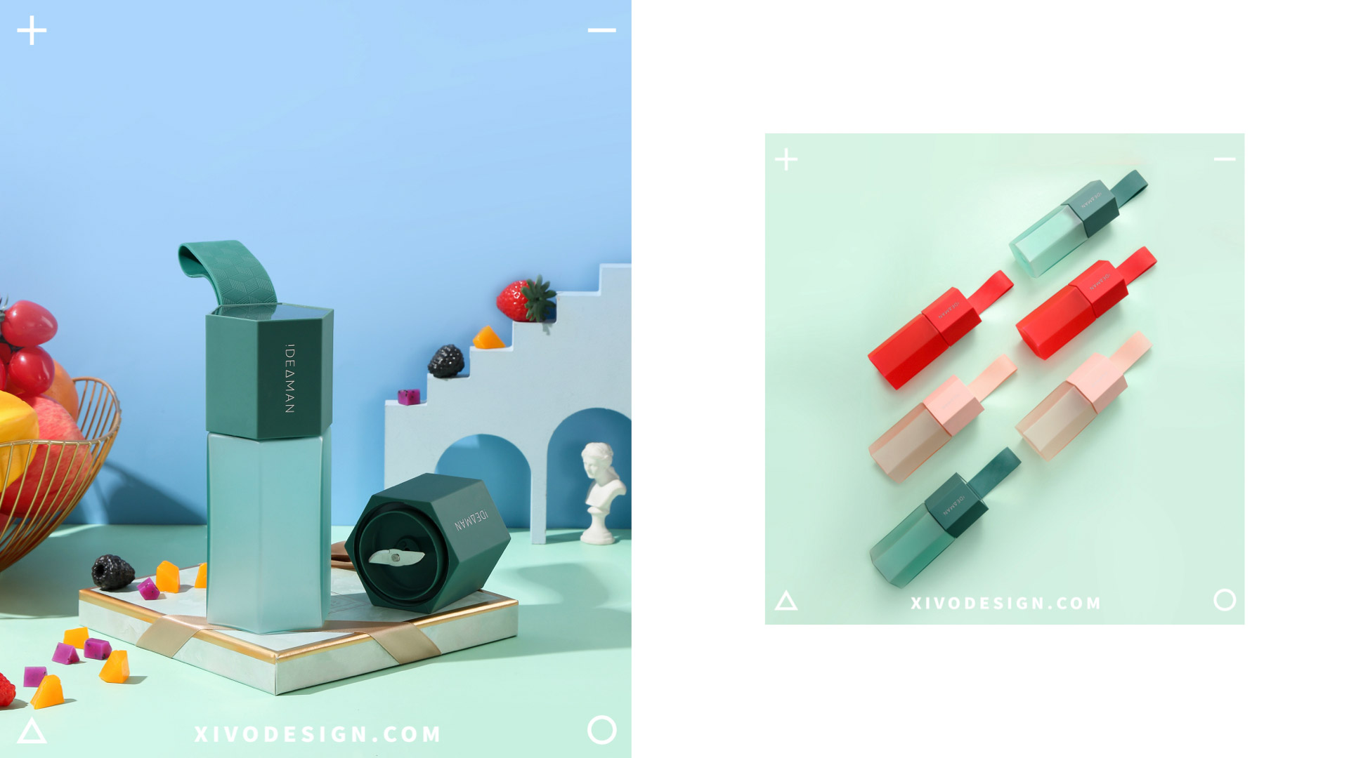 Juice cup，Good simple geometry，hexagon，juice cup，Juicer，Fruits，Creative small household appliances，