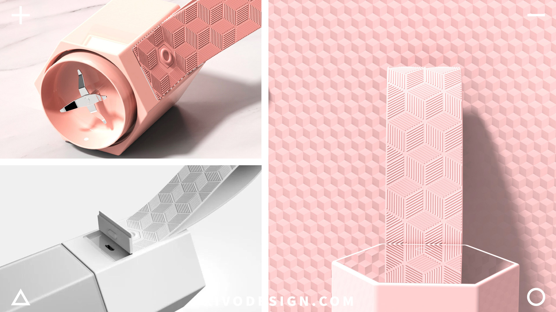 Juice cup，Good simple geometry，hexagon，juice cup，Juicer，Fruits，Creative small household appliances，