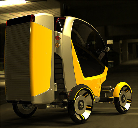 Light-Duty Vehicle，Concept Car，Folding cabin，conceptual design，