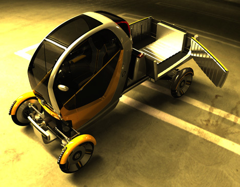 Light-Duty Vehicle，Concept Car，Folding cabin，conceptual design，