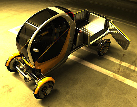 Light-Duty Vehicle，Concept Car，Folding cabin，conceptual design，