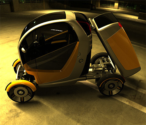 Light-Duty Vehicle，Concept Car，Folding cabin，conceptual design，