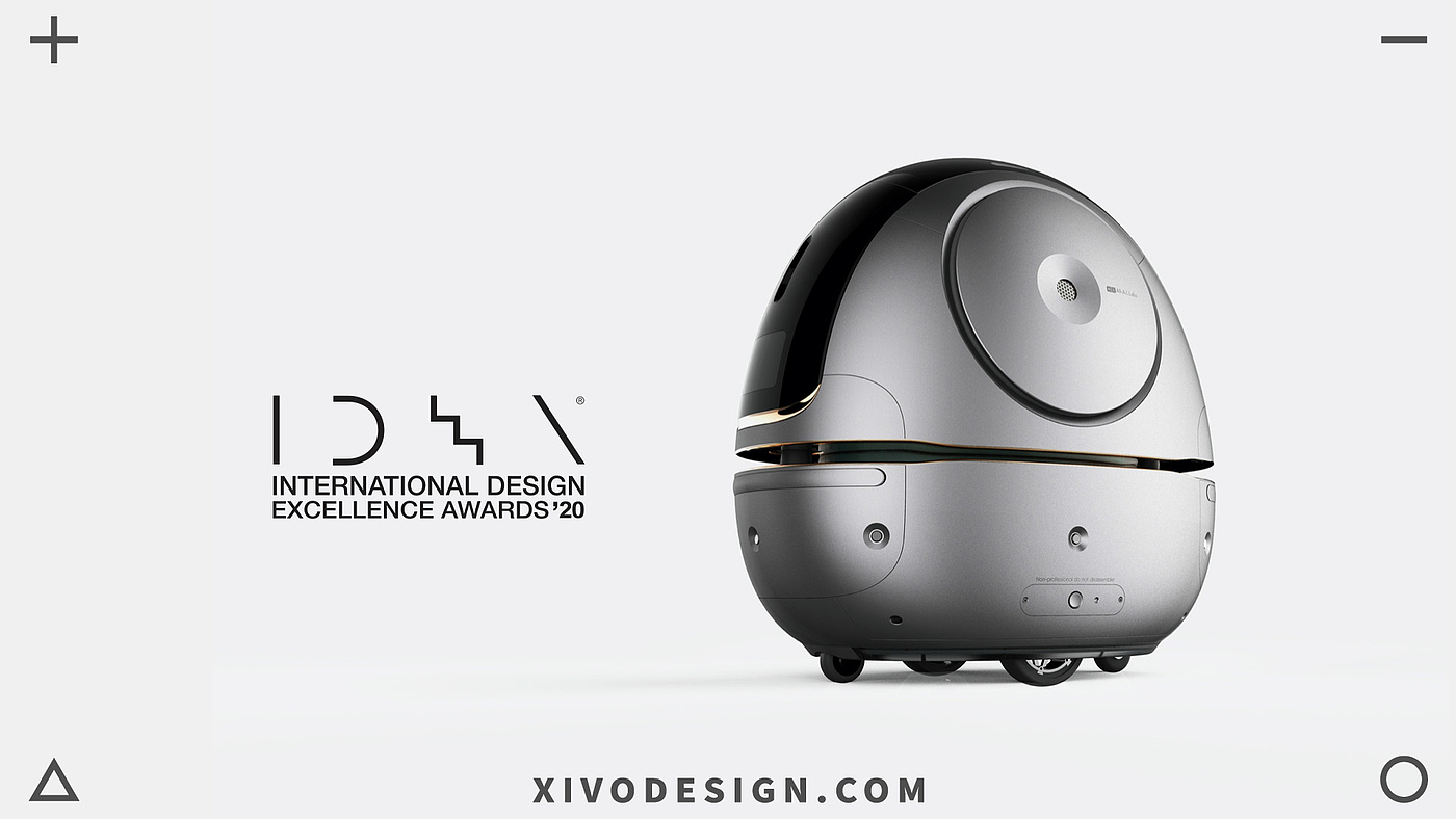 robot，intelligent robot，Good simple geometry，Jiajian geometric industrial design，Alibaba，Tmall Elf，Ali，