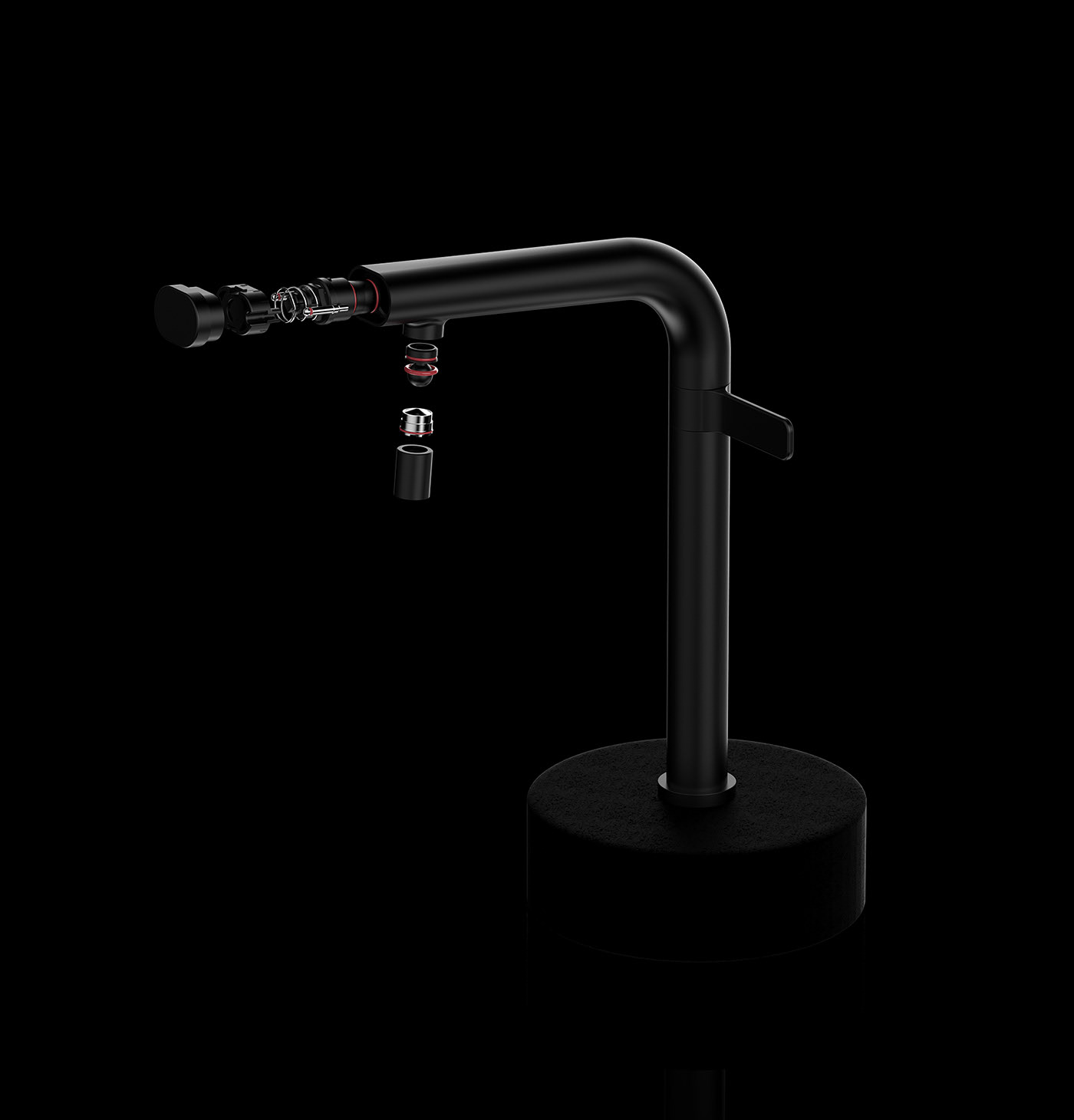 water tap，water conservation，Button，Handle，