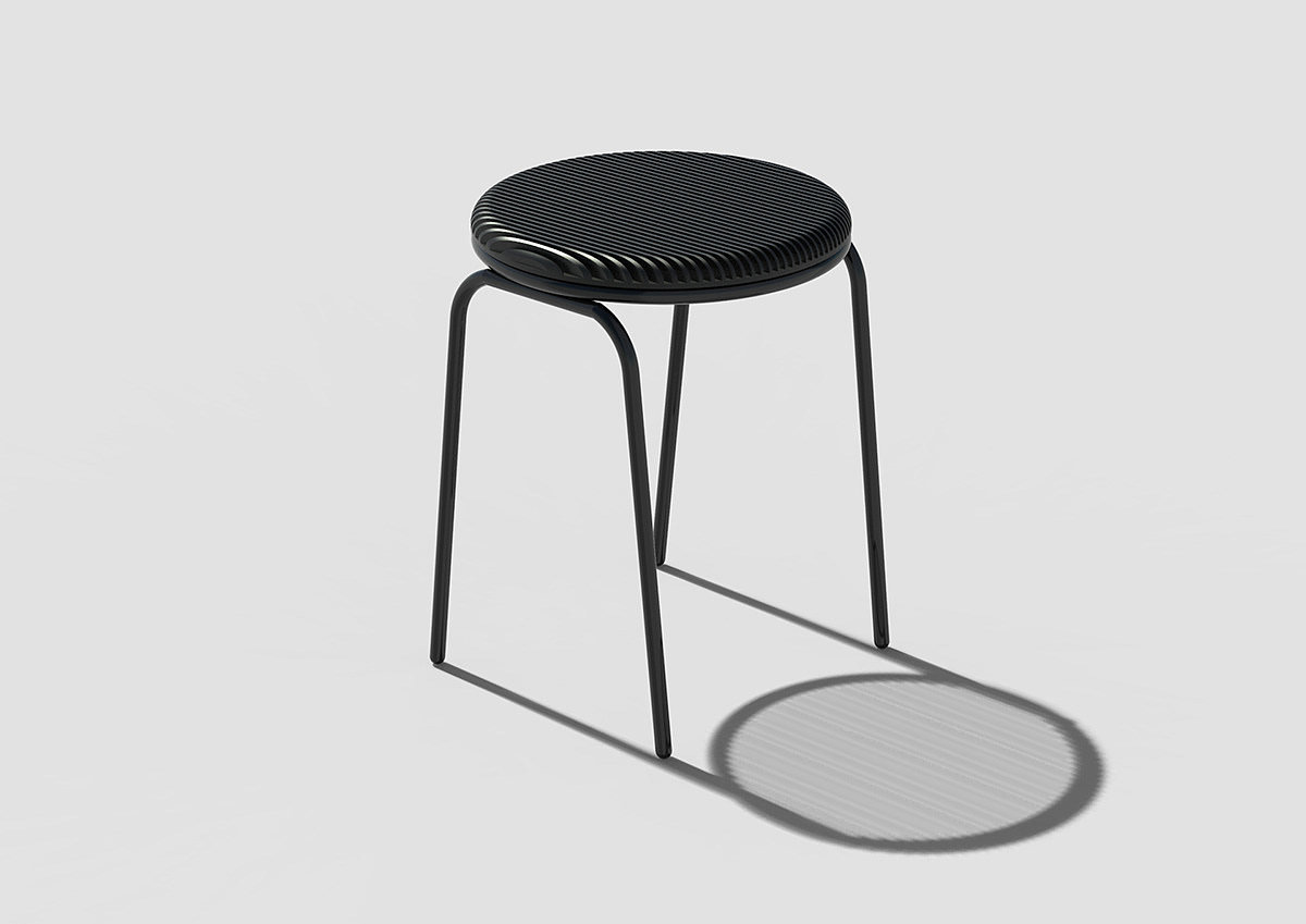 stool，chair，linear，Simplicity，