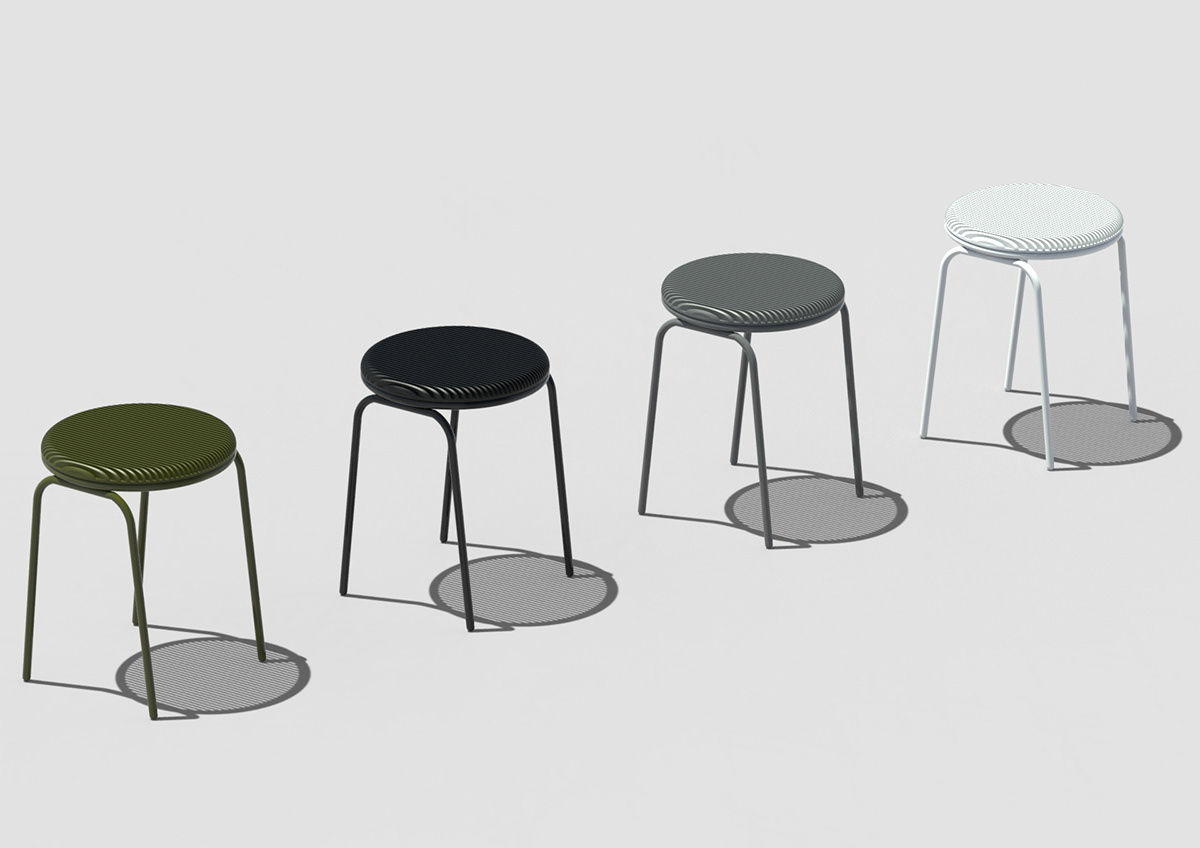 stool，chair，linear，Simplicity，
