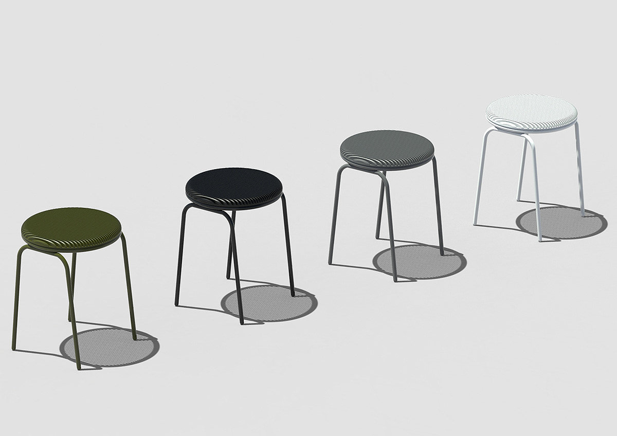 stool，chair，linear，Simplicity，