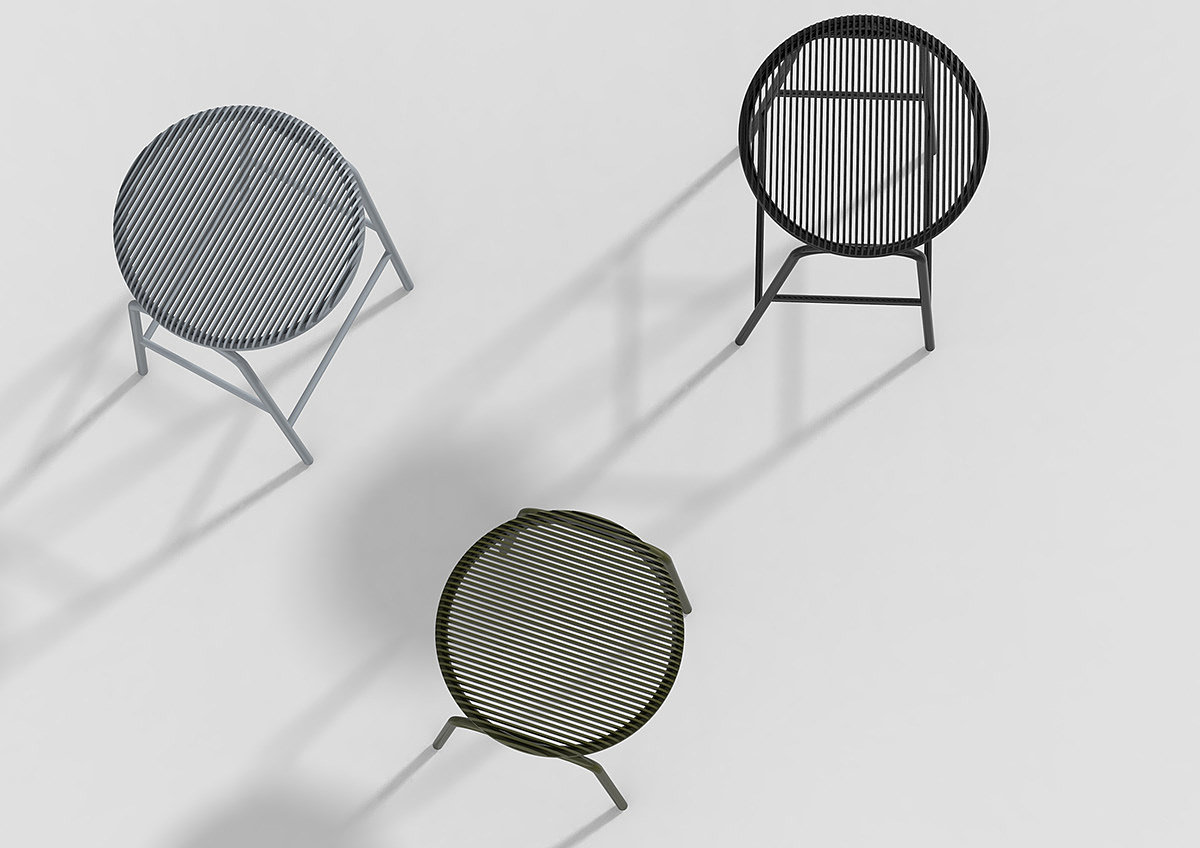 stool，chair，linear，Simplicity，