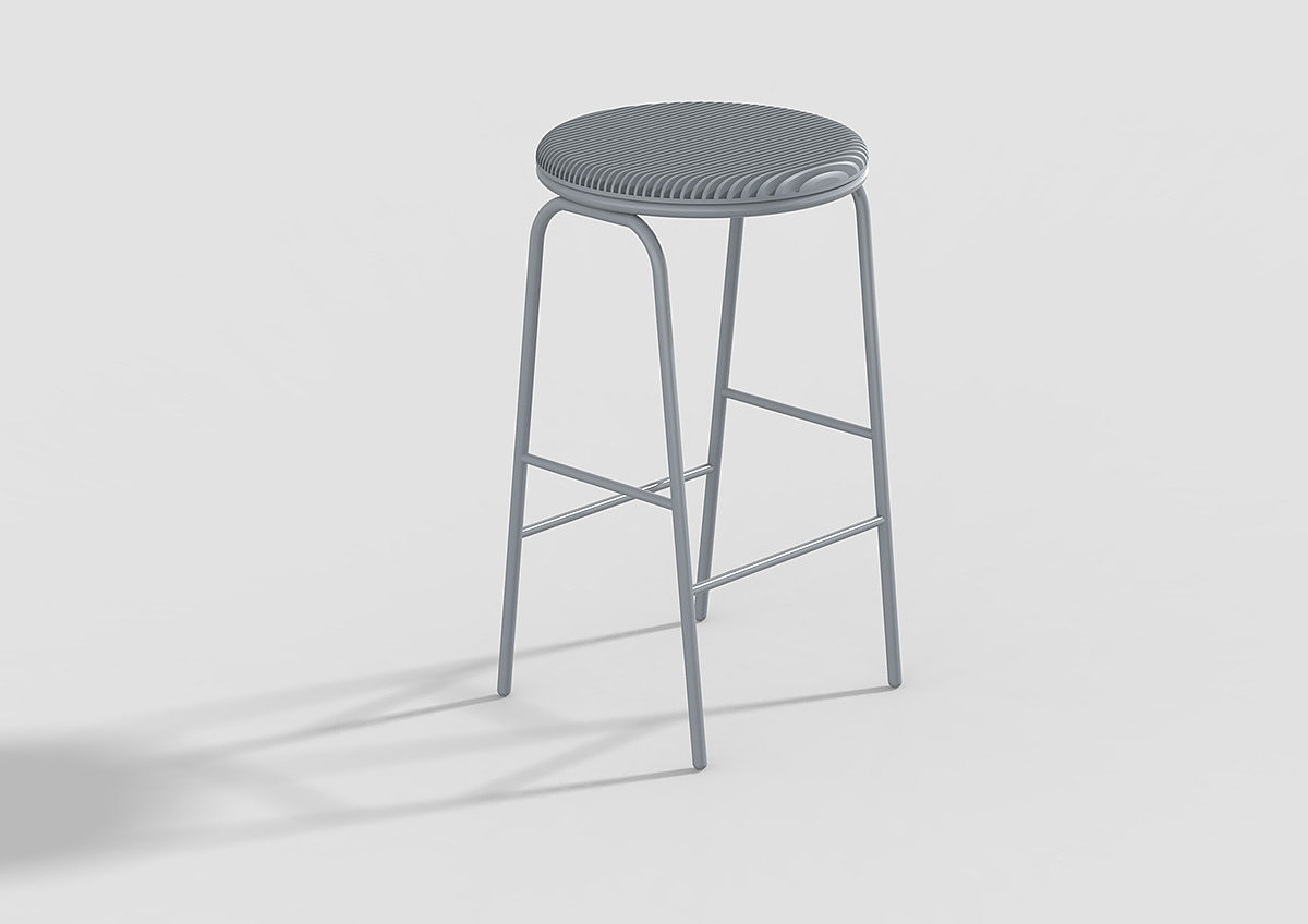 stool，chair，linear，Simplicity，