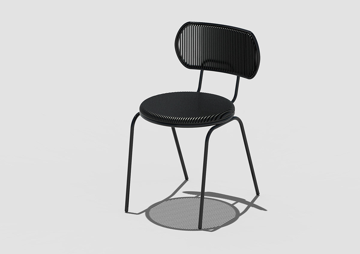 stool，chair，linear，Simplicity，