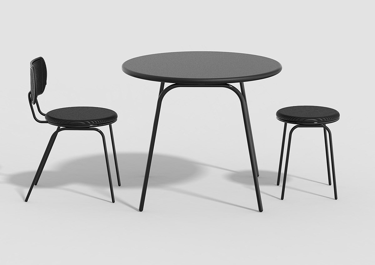 stool，chair，linear，Simplicity，