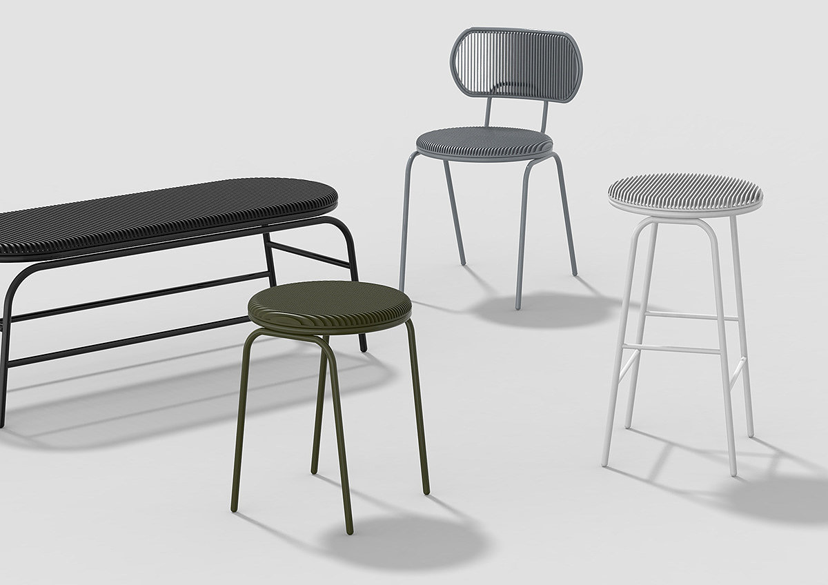 stool，chair，linear，Simplicity，