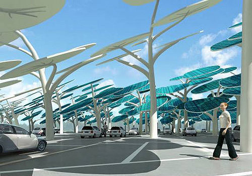 solar energy，Charging pile，Parking lot，Electric vehicle，conceptual design，