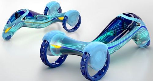 conceptual design，Future electric vehicle，Single person electric vehicle，Concept Car，