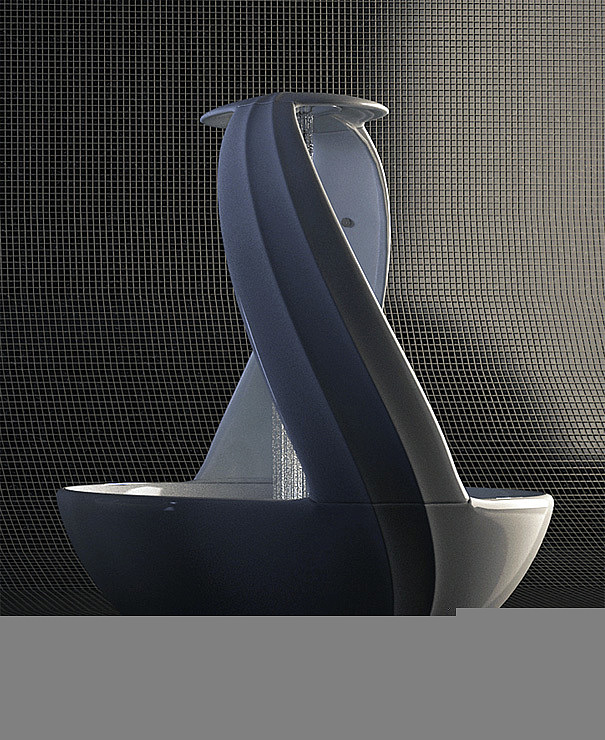 conceptual design，Egg shape，Shower，Shower room，originality，