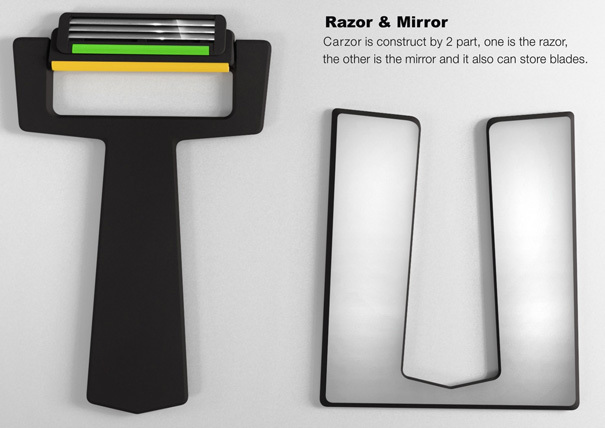 razor，Portable，Bring your own mirror，Necessary for travel，Convenient and practical，