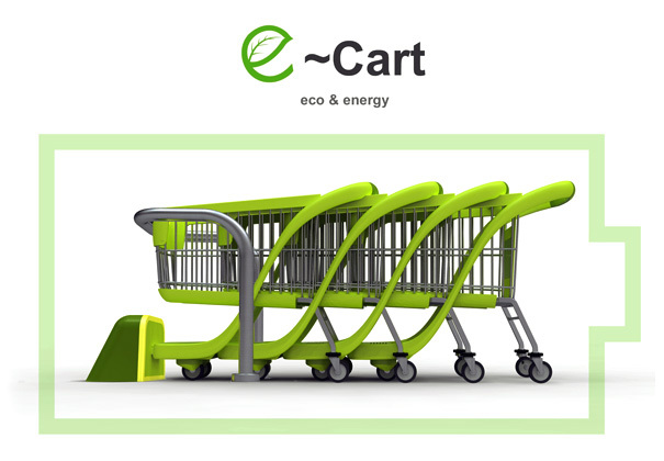 Shopping Cart，Power generation equipment，Creative design，e-cart，