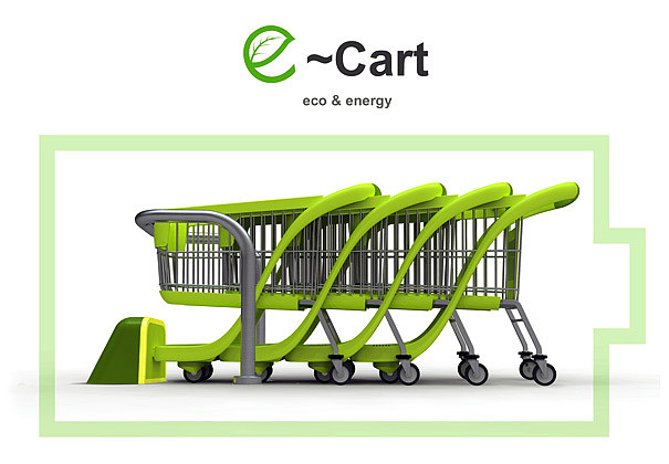 购物车，发电设备，创意设计，e-cart，