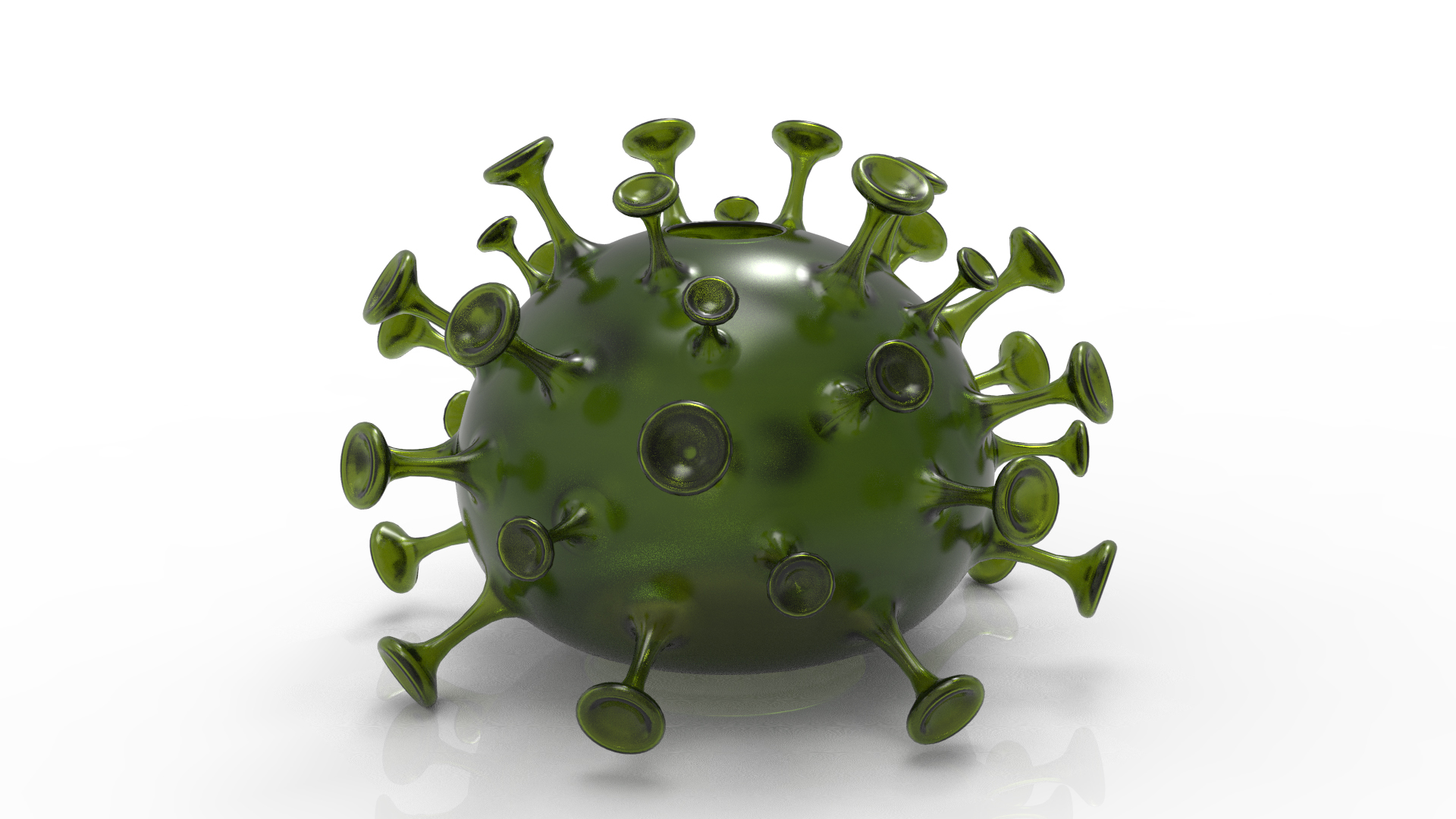 Lamp design, virus warning light，