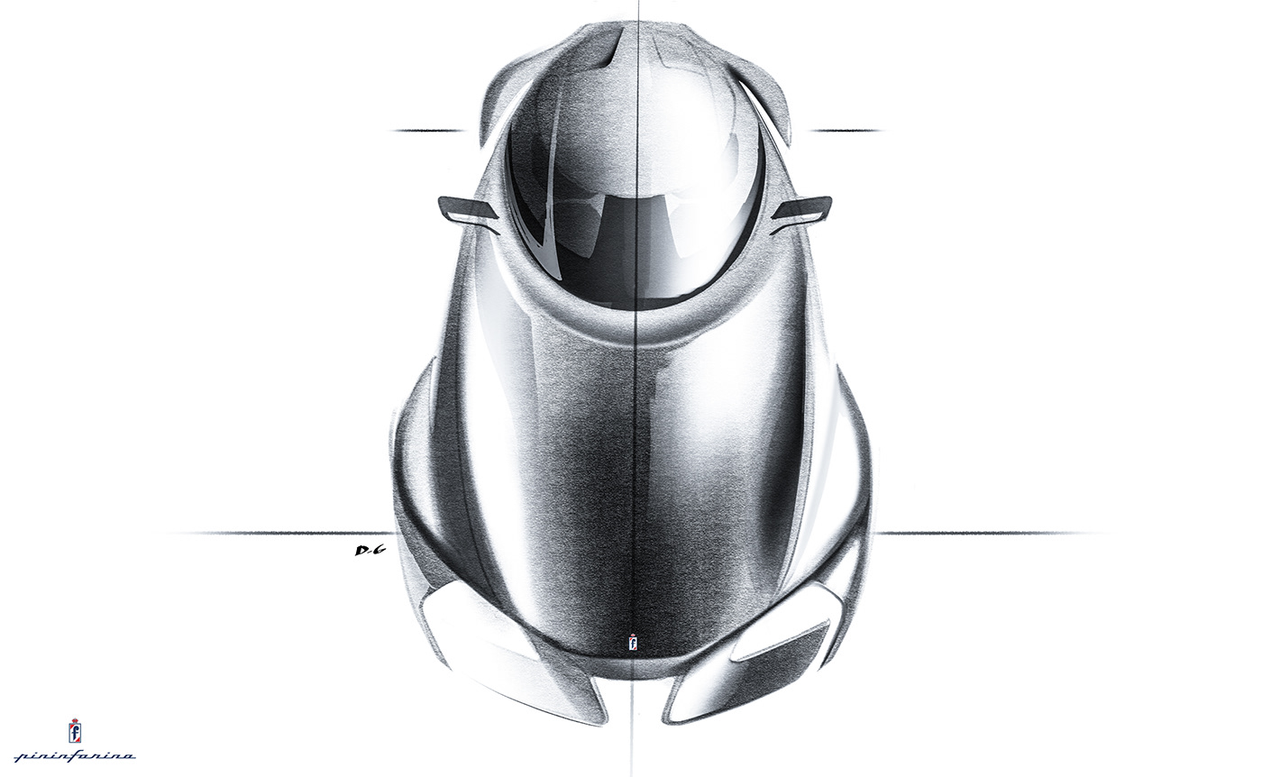 Pininfarina eSUV，automobile，sketch，