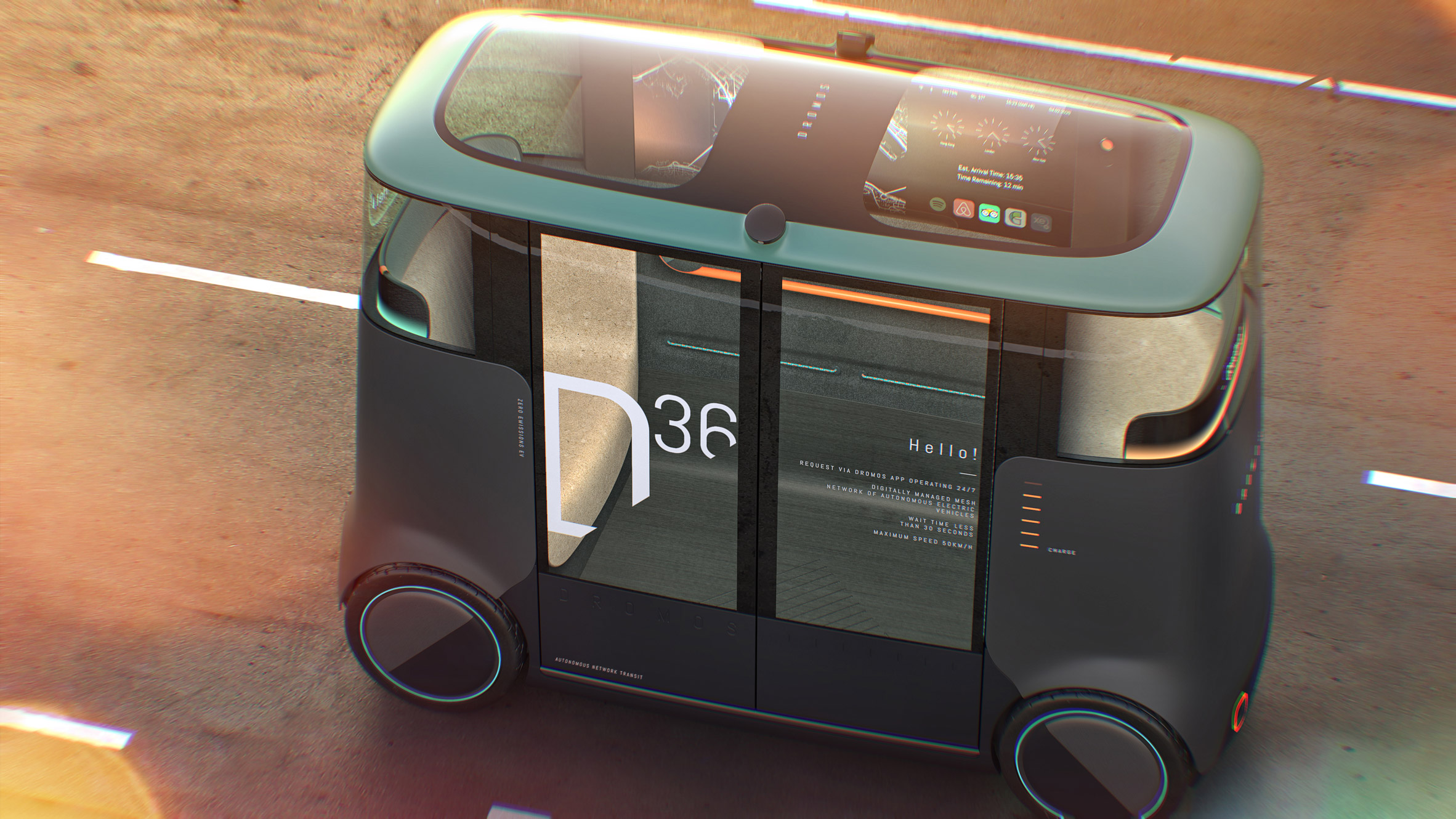 modularization，Concept Car，traffic network ，