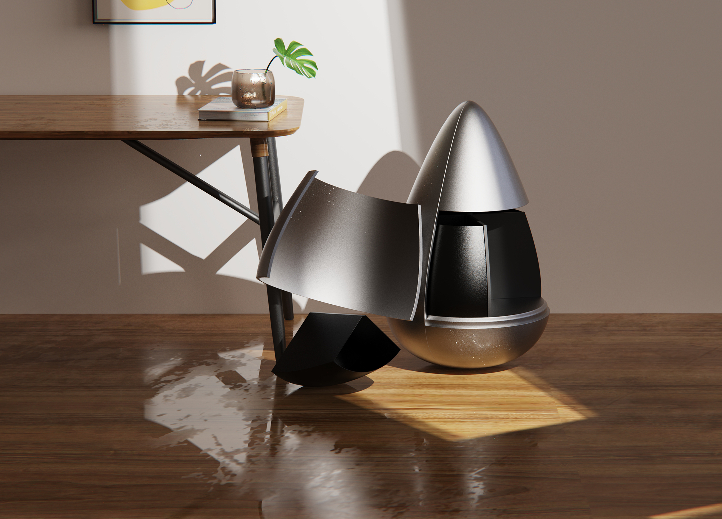 innovate，trash can，refuse classification，future，concept，