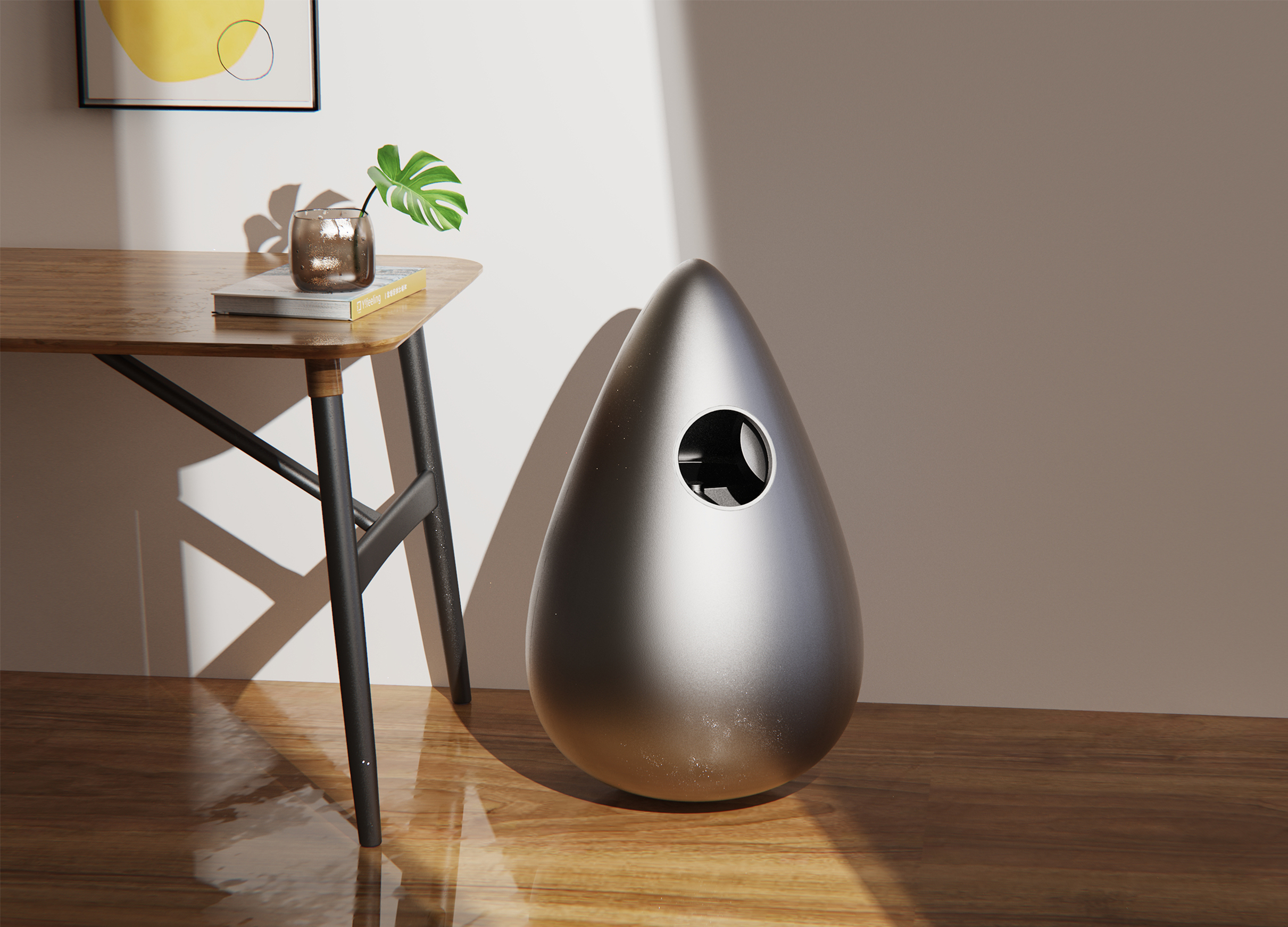 innovate，trash can，refuse classification，future，concept，