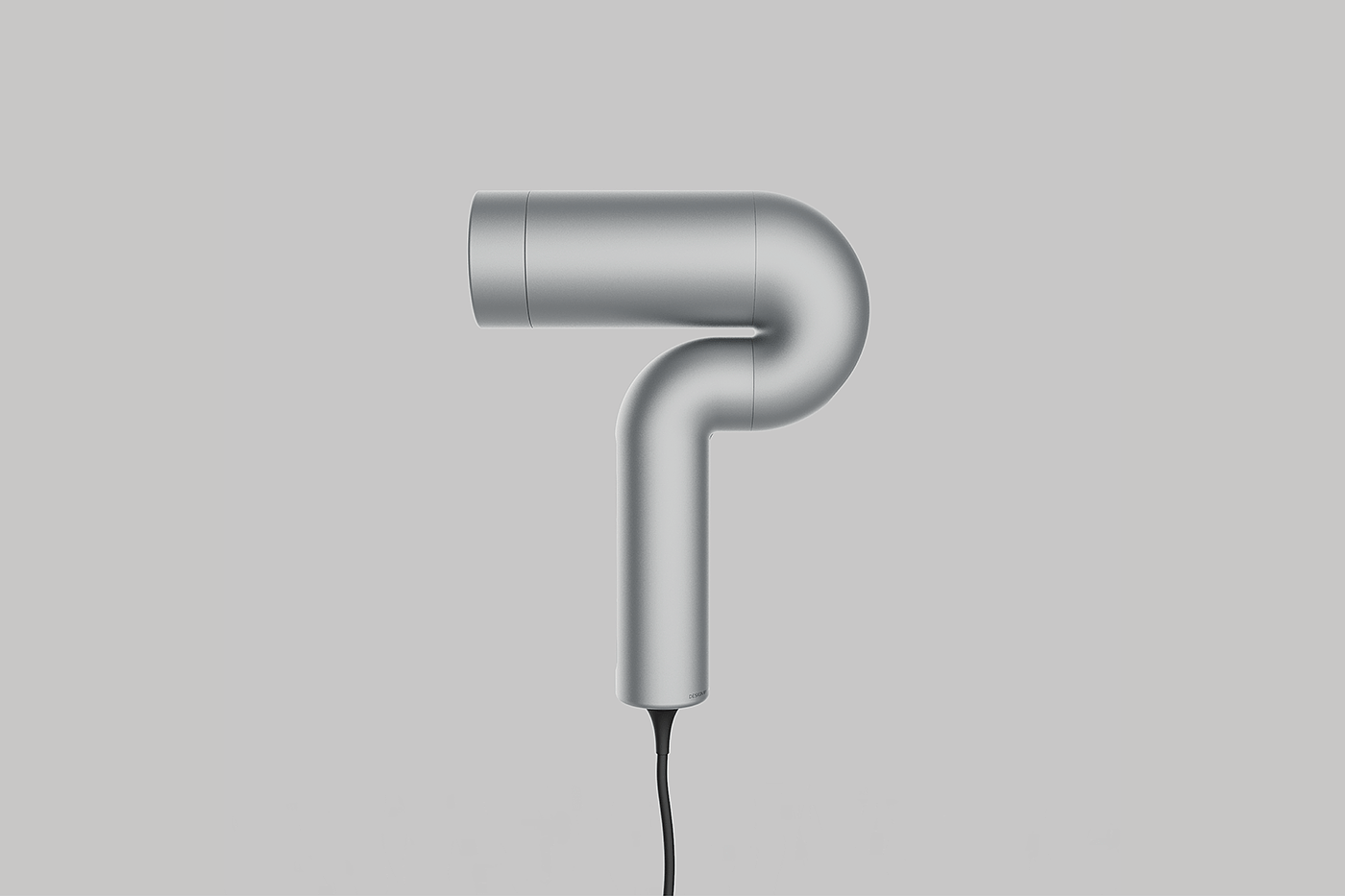 hair drier，Minimalist，Metal，Render，