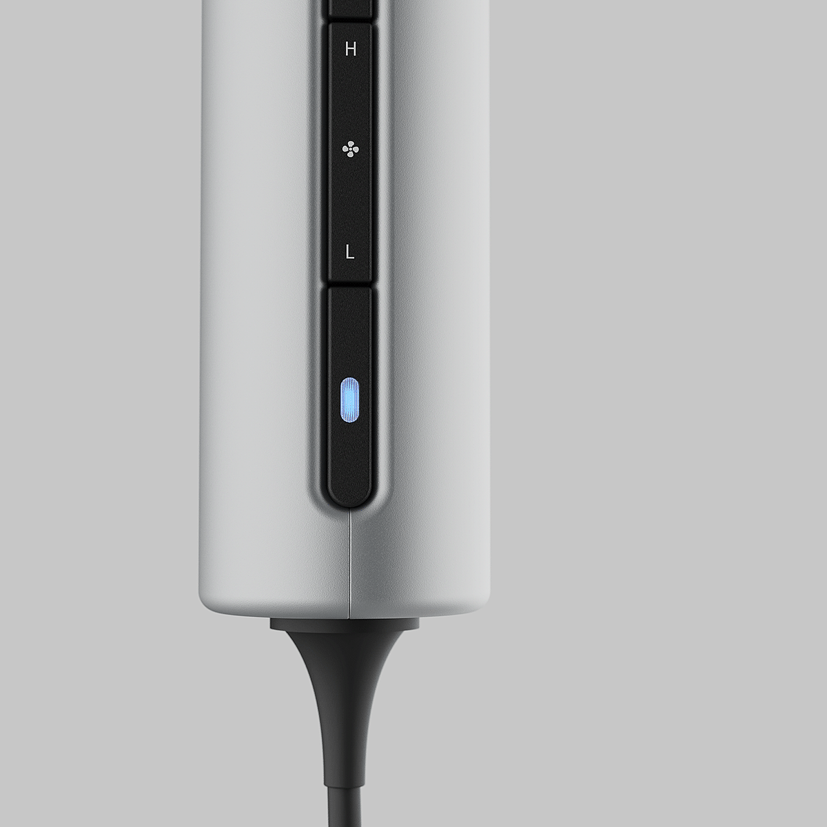 hair drier，Minimalist，Metal，Render，