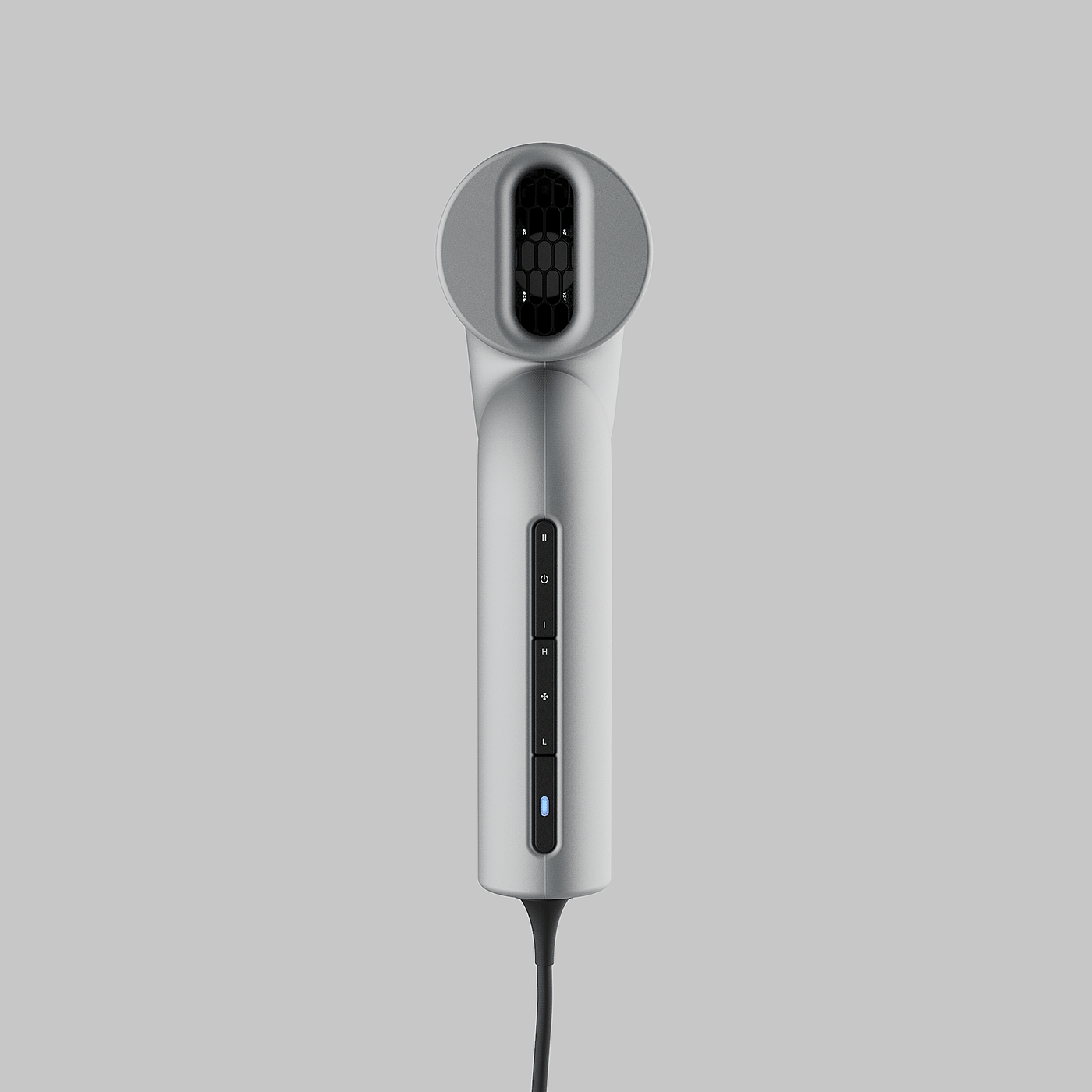 hair drier，Minimalist，Metal，Render，