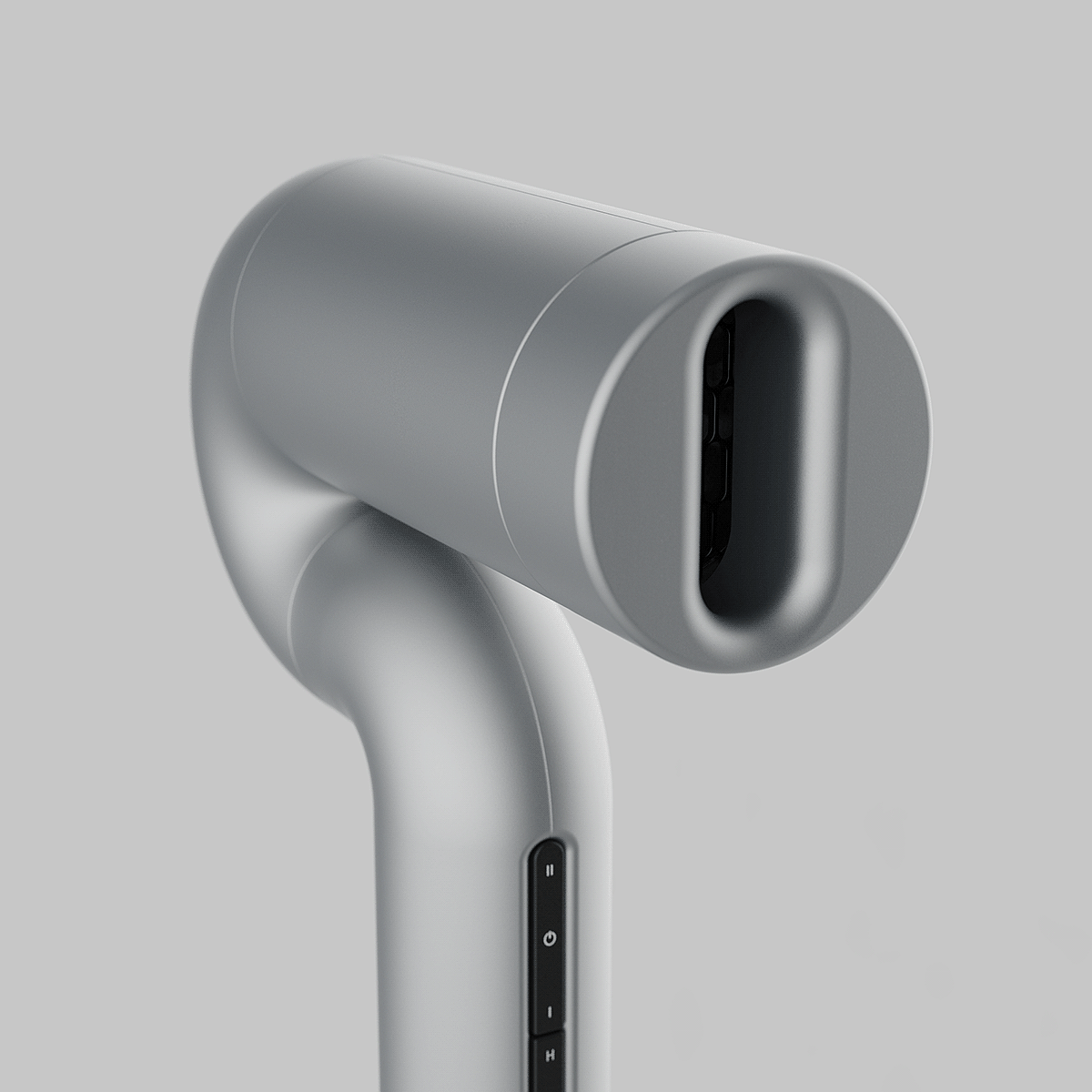 hair drier，Minimalist，Metal，Render，